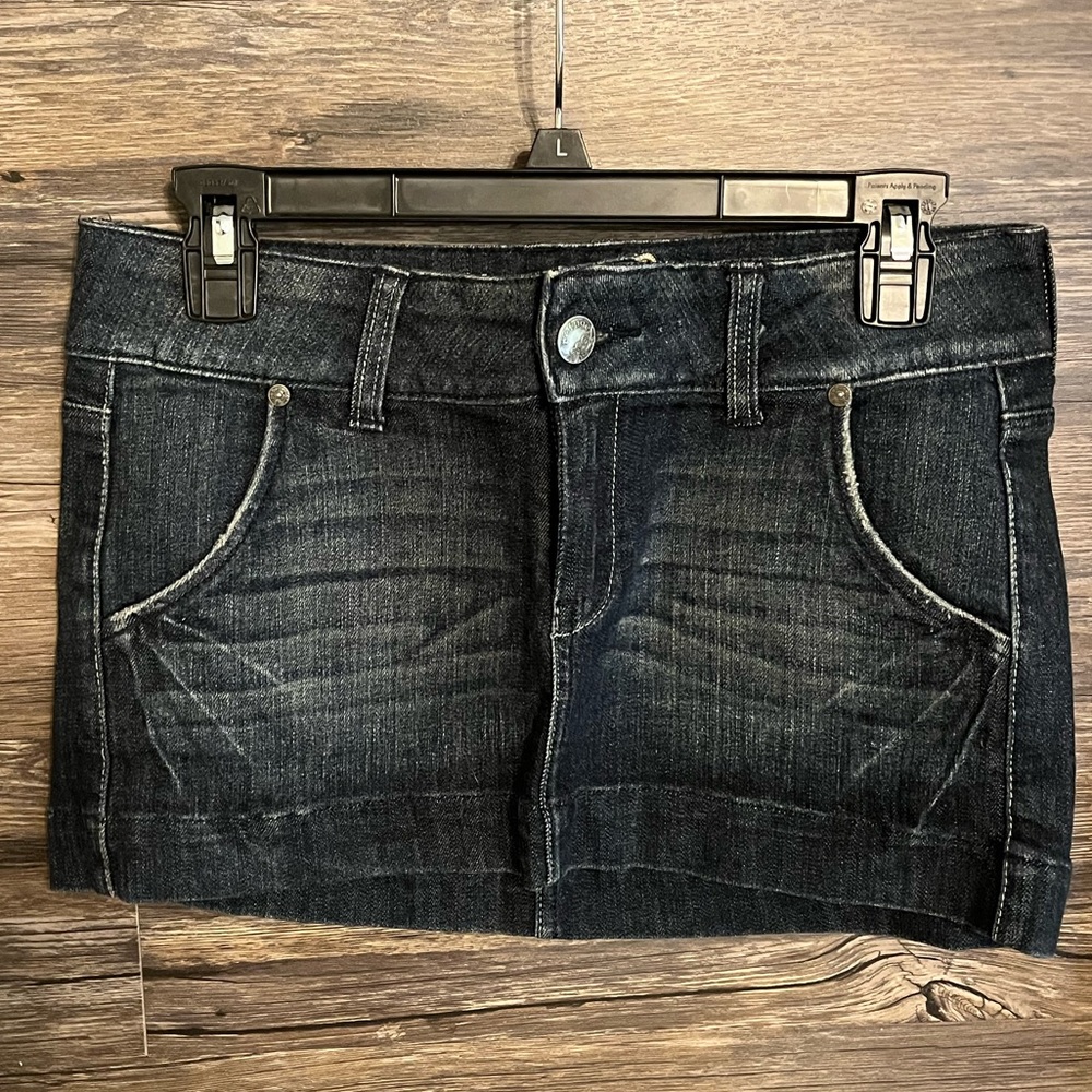 Dark Denim Skirt